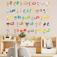 3pcs Cartoon Animal Letter Stickers Self Adhesive PVC Removable Stickers