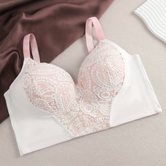  Paisley Lace Molded Cup Padded Bralette