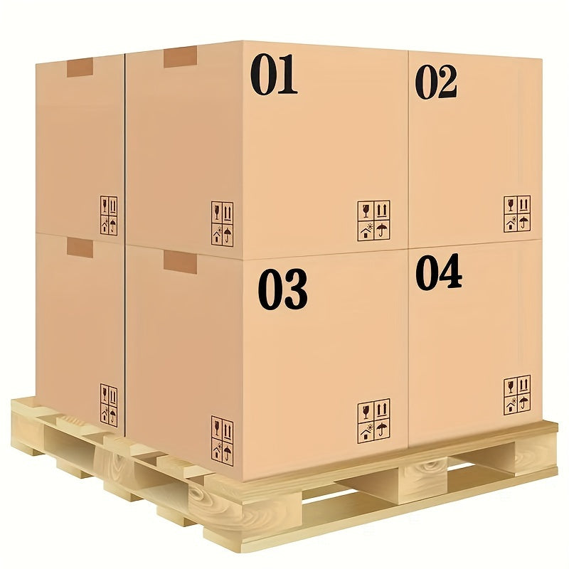 4pcs Large Waterproof Number Stickers Label Numbers