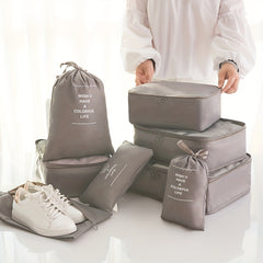 7 Pcs Travel Luggage Bags Lightweight Zipper Dustproof Organizers