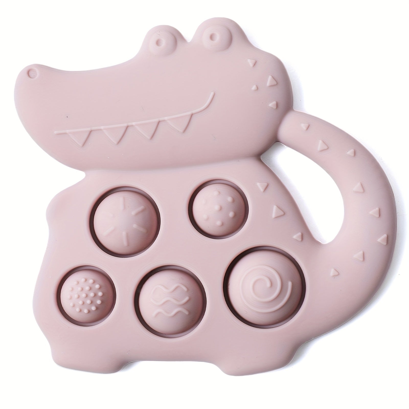 Dino Silicone Teeth Grinding Toy for Babies Non Toxic Chew