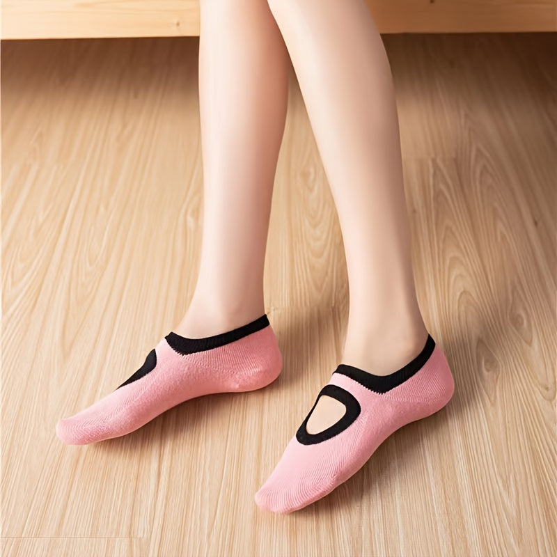 5 Pairs Cut Out Ankle Socks Women's Stockings