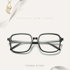 Square Frame Light Blocking Glasses Clear Lens Computer Eyeglasses