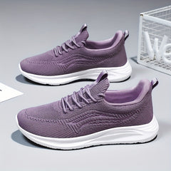 Women's Lace Up Athletic Running Shoes Soft Sole Casual Mesh Sneakers