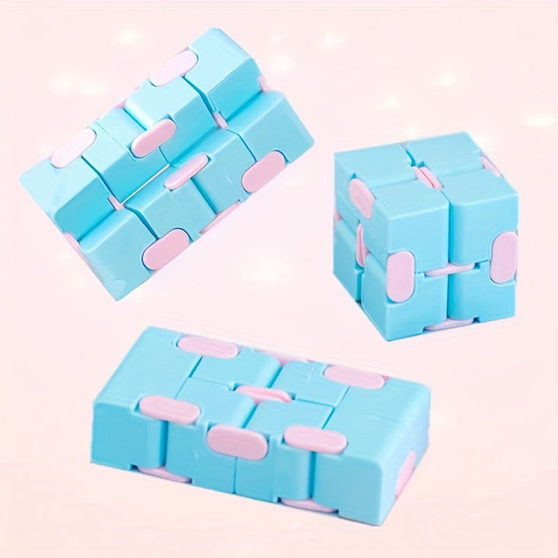 Infinity Cube Fidget Toy Puzzle Flip Cube Mini Square Hand Held Toy