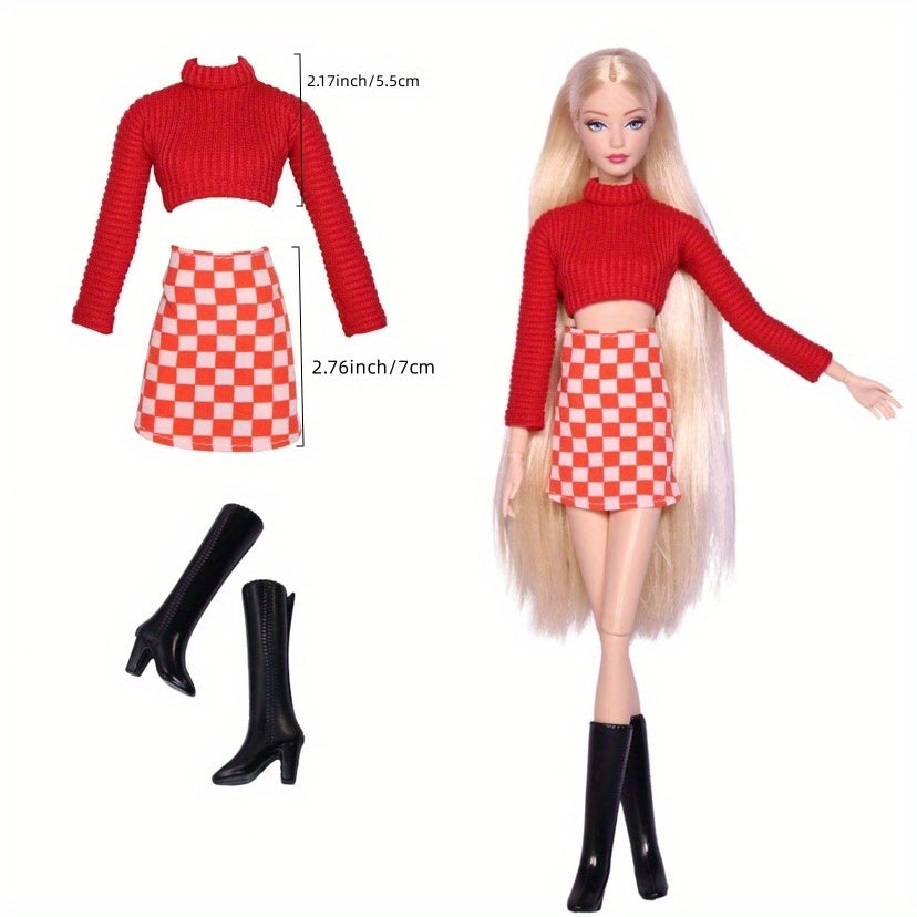 1pc Party Skirt Dress for 29 Doll Clothes Accessories