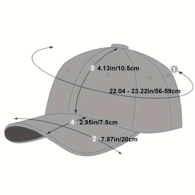 Embroidered Baseball Cap Sun Visor Hat Breathable Summer