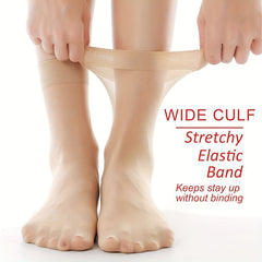 6 Pairs Comfy Crew Socks Breathable Women's Stockings