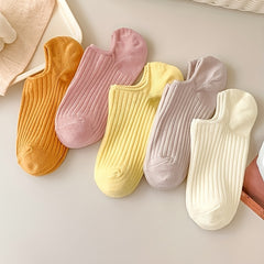 Women's 10 Pairs Low Cut Ankle Socks Soft & Lightweight Solid Socks
