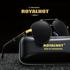 Polarized Oval Frame Sunglasses Driving Sun Glasses Shades Oculos Masculino