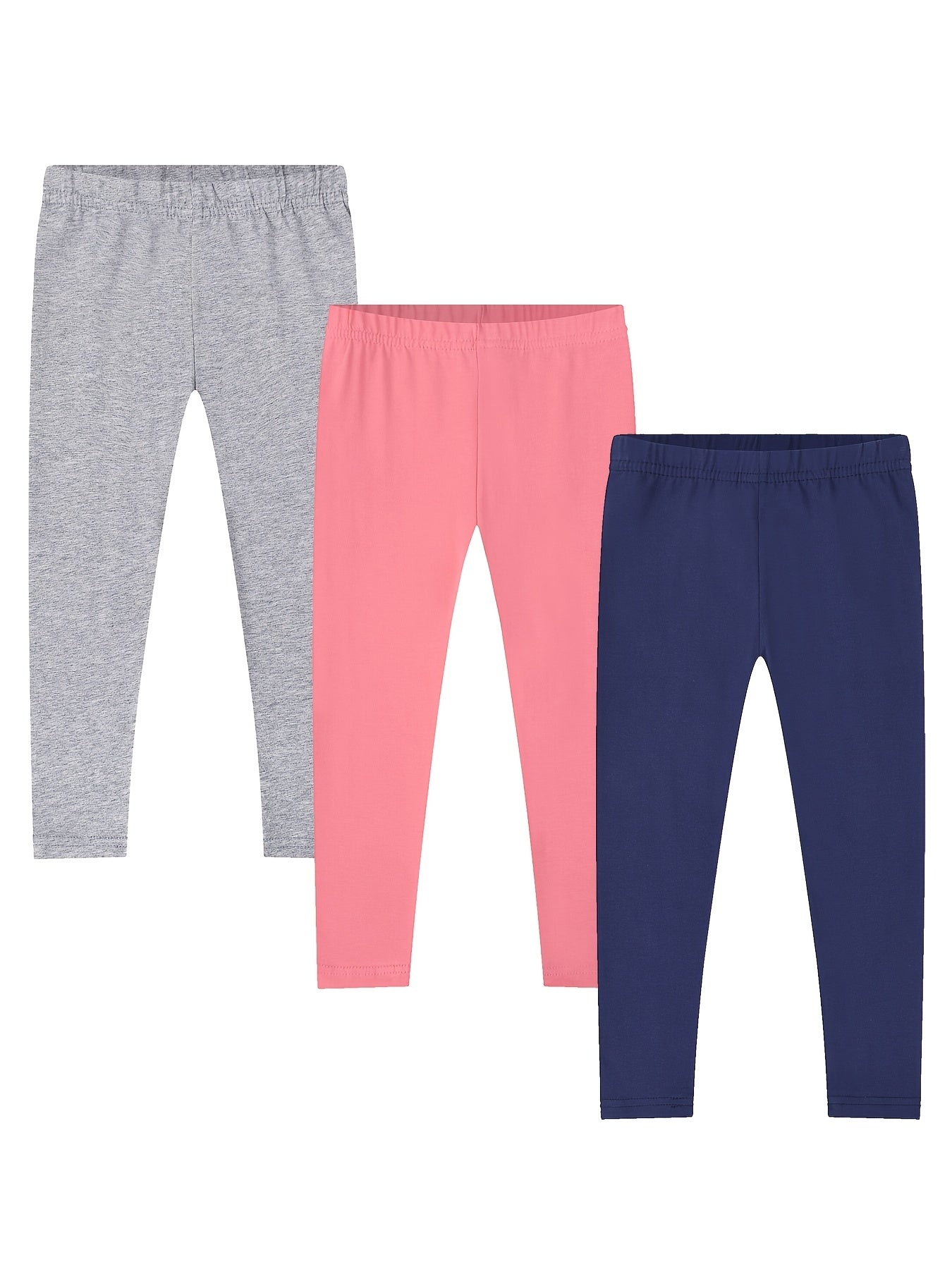 Girls High Stretch Slim Leggings Ankle Length Pants