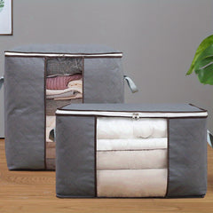 2PCS Large Capacity Quilt Storage Bag Foldable Travel Luggage Packing Cube