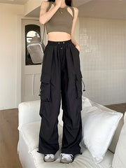 Wide Leg Cargo Pants Spring & Summer Casual Pants