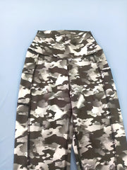 Camo Print High Waist Tummy Control Fitness Pants