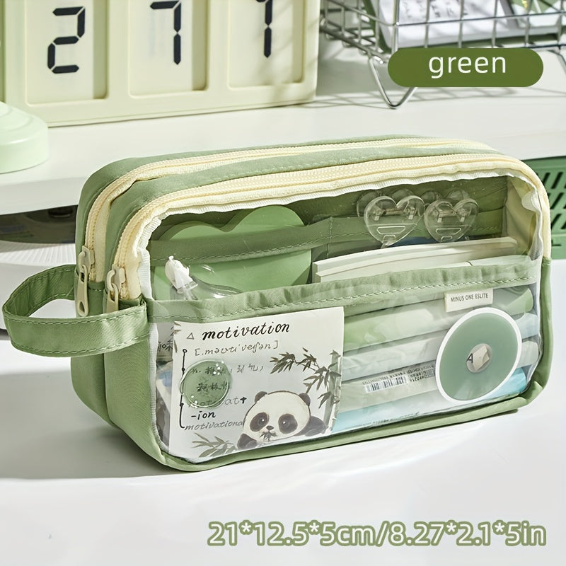 Large Capacity Pencil Case Portable Stationery Bag