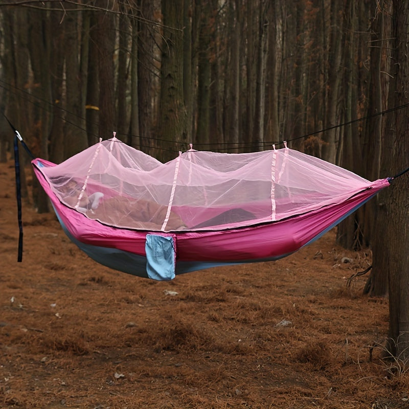 Anti Rollover Double Hammock with Mosquito Net