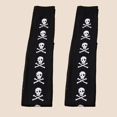 Gothic Skeleton Knee Length Stockings Halloween Women