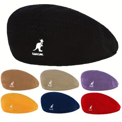 Unisex Knitted Beret Hat Vintage Casual Newsboy Cap