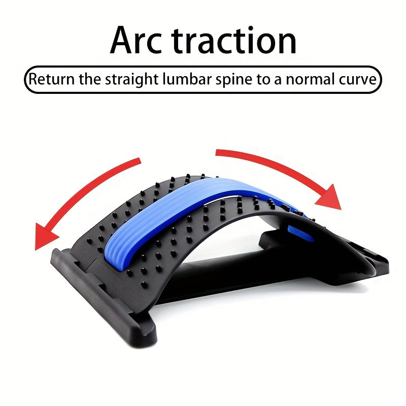 Adjustable Lumbar Spine Stretching Device for Yoga Back Support