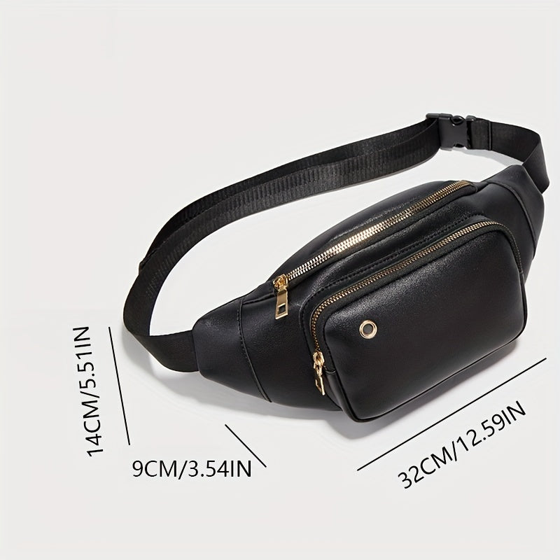 Multifunctional Unisex Waist Bag Shoulder Crossbody Bag