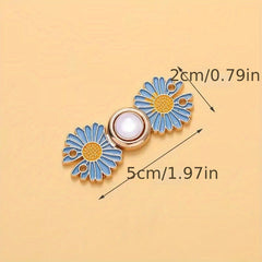 Daisy Waist Tightener Buckle Pants Adjustment Clip Jeans Skirts Collar Buttons