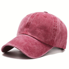 Vintage Hip Hop Baseball Cap Washed Distressed Unisex Denim Sun Hat
