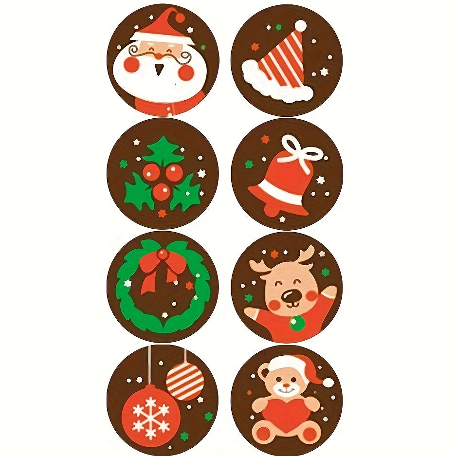 500pcs Christmas Snowman Reward Stickers for Toys