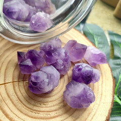 Amethyst Flower Single Crystal Raw Stone Purple Aromatherapy