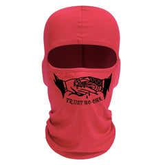 Shake Hands Print Balaclava Solid Ski Mask Windproof Neck Warmer Gaiter