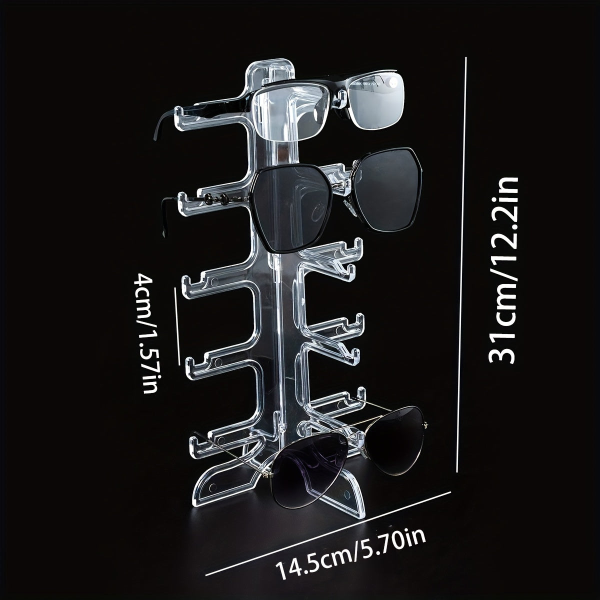 Sunglasses Storage Racks Display Rack - Organize Multiple Glasses