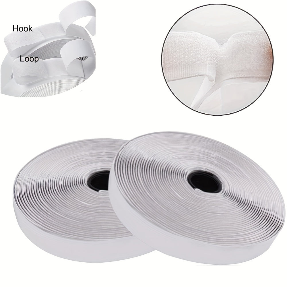 2 Vol. Adhesive Hook and Loop Tape DIY Nylon Sticker Double Sided Fastener