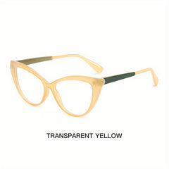 Cat Eye Anti Light Glasses For Women Men Clear Lens Glasses