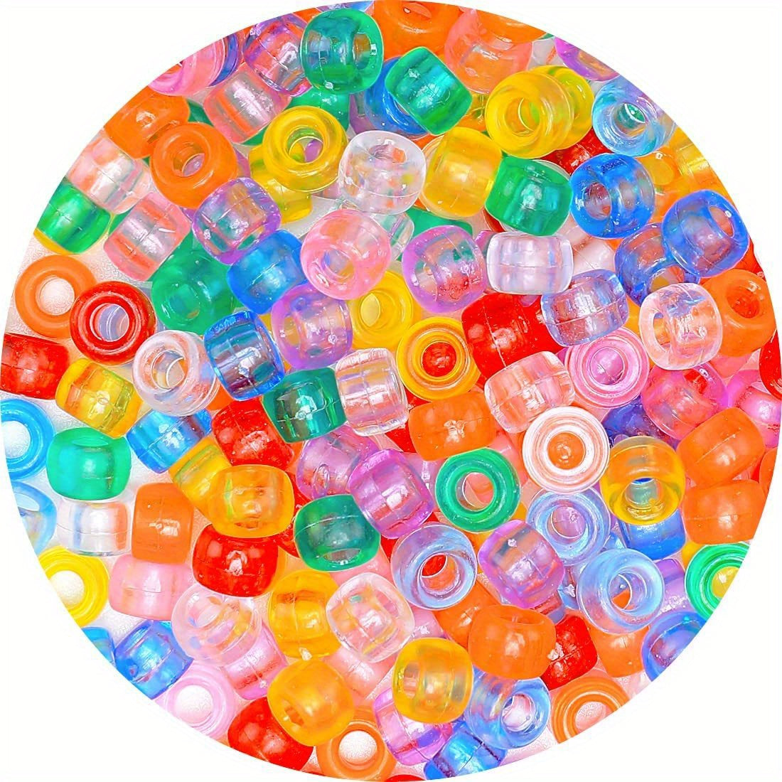 200pcs Dreadlocks Beads Hair Ring Braiding Accessories