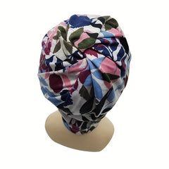 Leaf Print Beanie Casual Lightweight Skull Hat Neck Gaiter Unisex Chemo Cap