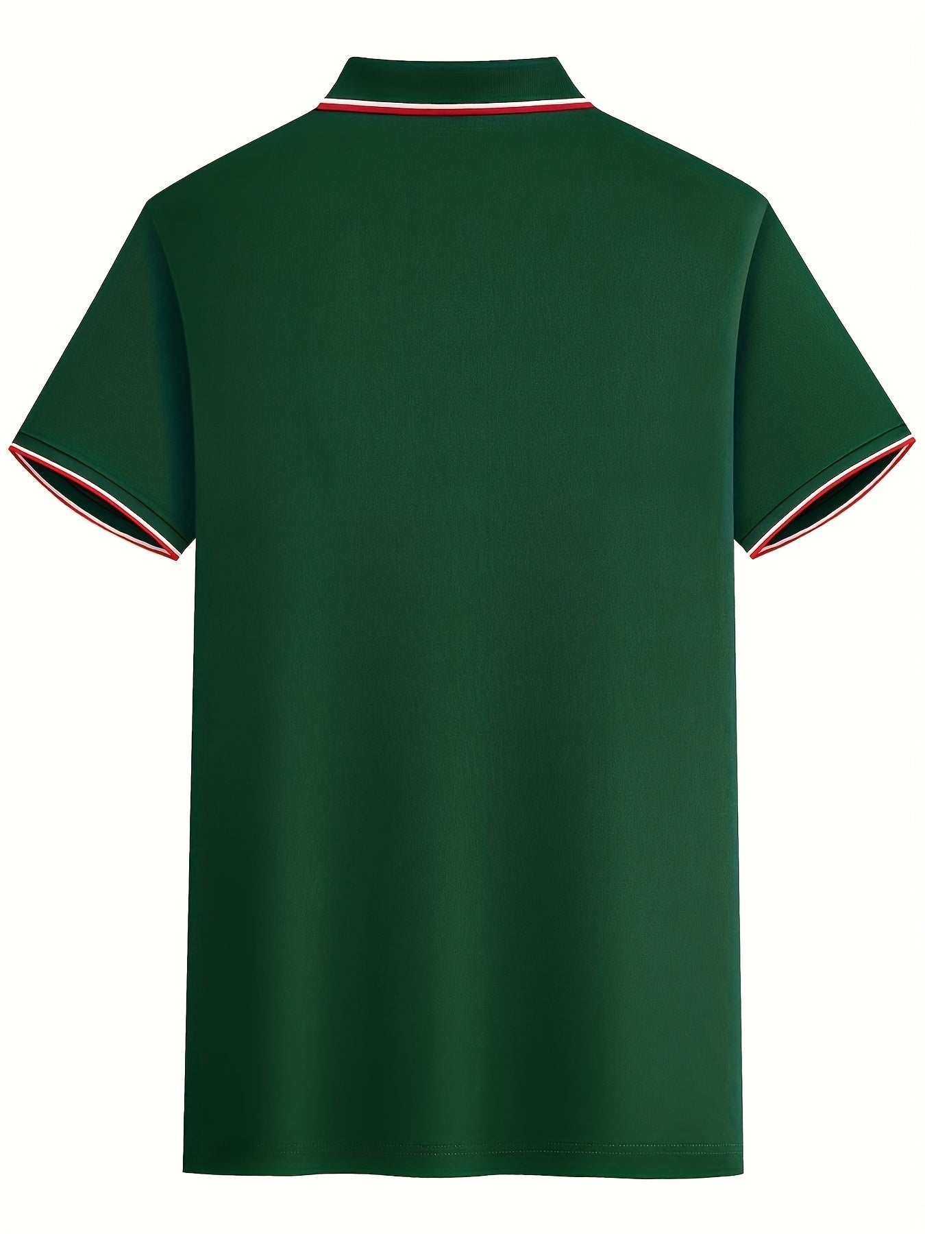 Christmas Santa Claus Print Men's Golf Short Sleeve Shirt