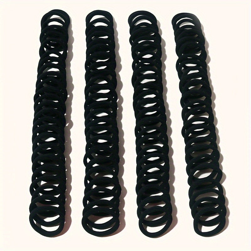 100pcs Ponytail Holders Hair Ties For Women Girls Soft Seamless Hair Bands