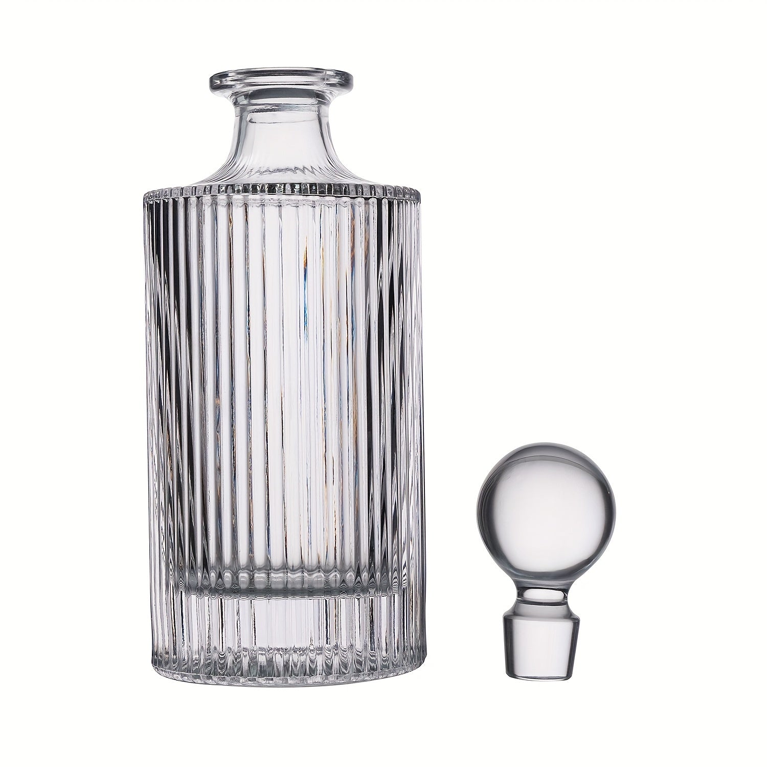 Whiskey Decanter Glass Stopper Square Bourbon Brandy Rum Liquor Wine Accessories