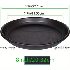 Plastic Plant Saucer Pot Tray 6-48 Cm Flower Planter Saucers Drip Tray