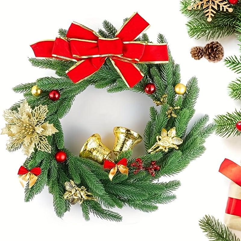 24pcs Holiday Christmas Pine Needles Artificial Green Pine Branches