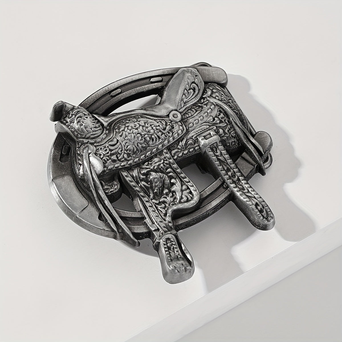 Retro Hollow Out Belt Buckle Western Cowboy Cowgirl Accessories