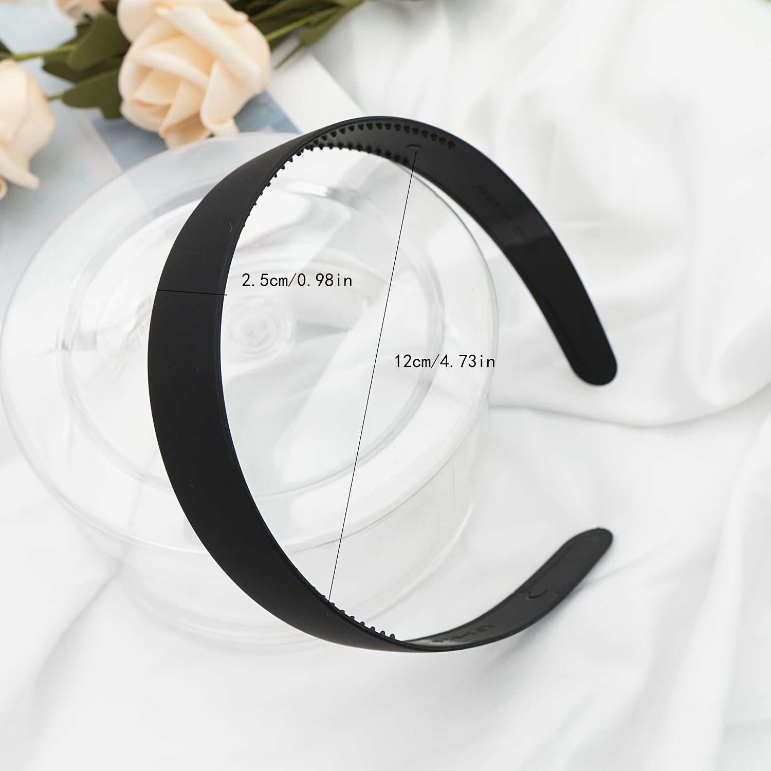 3pcs Matte Teeth Comb Headbands Hair Accessories