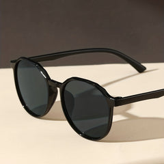 Round Frame Sunglasses Classic Casual Sunshade Eyewear