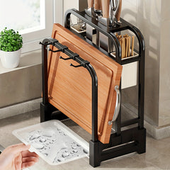 Stainless Steel Cutting Board Rack Kitchen Storage
