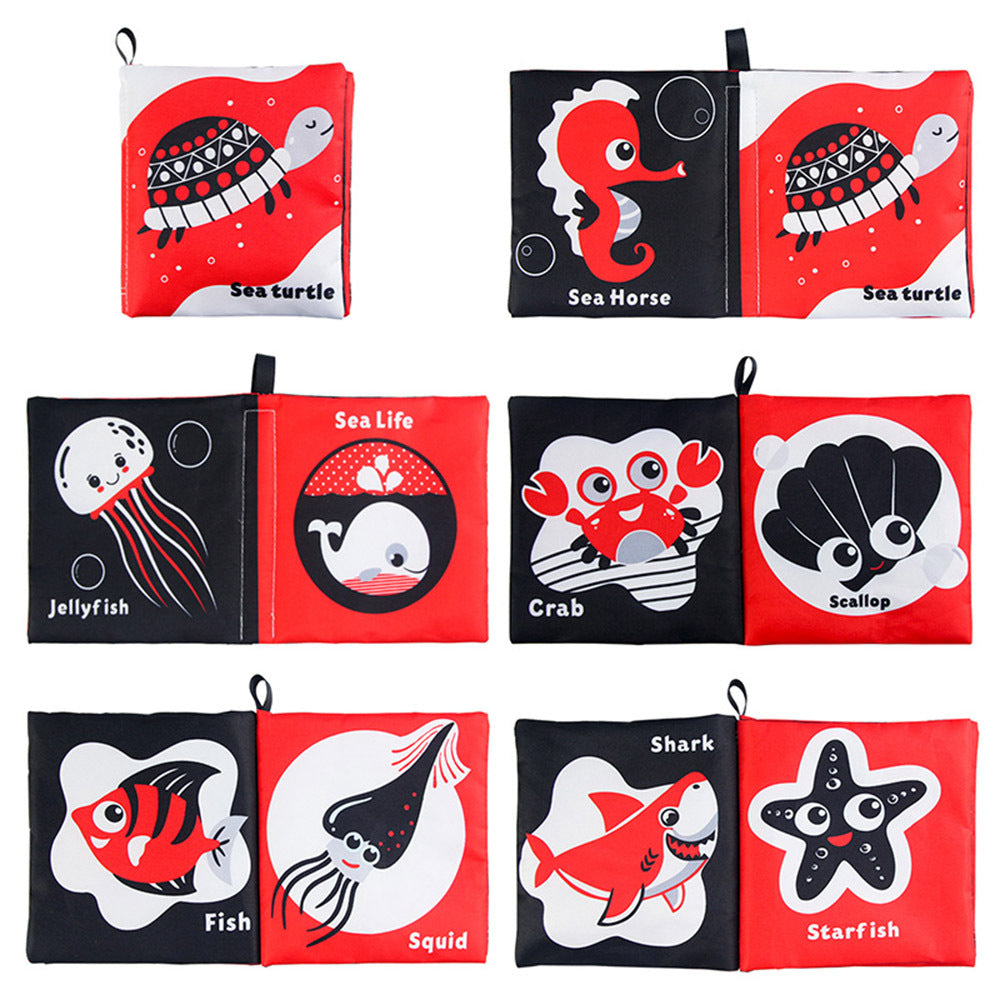 High Contrast & Crinkle Books for Baby's Visual & Brain Development