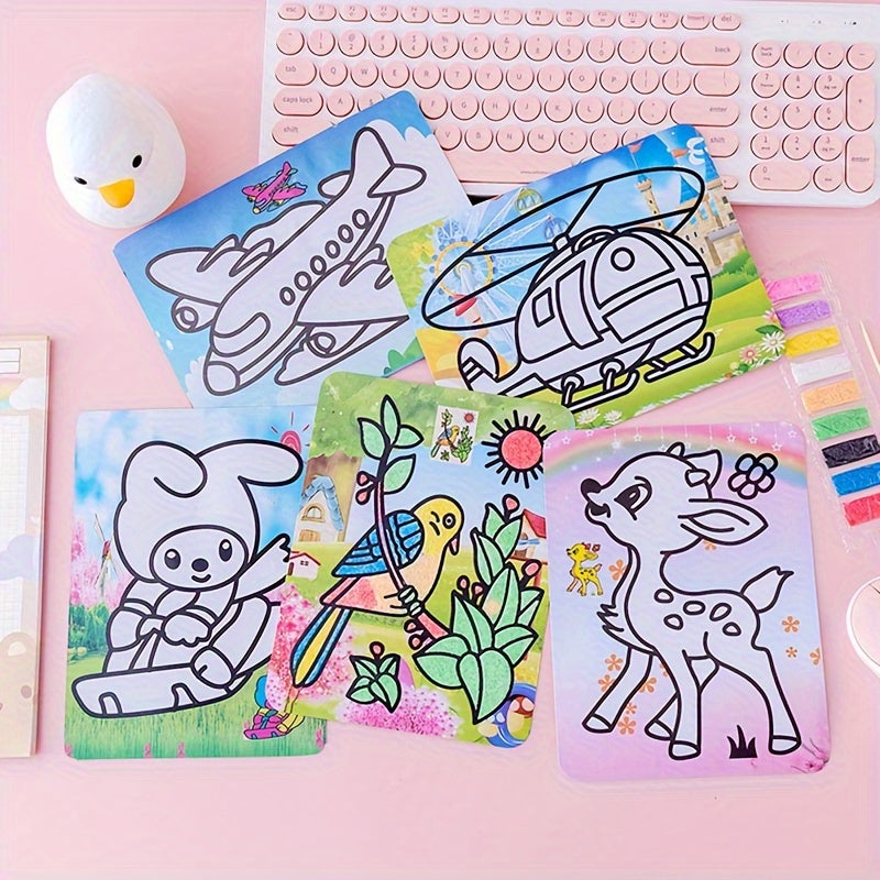 DIY Sand Painting Puzzle Handcraft Set