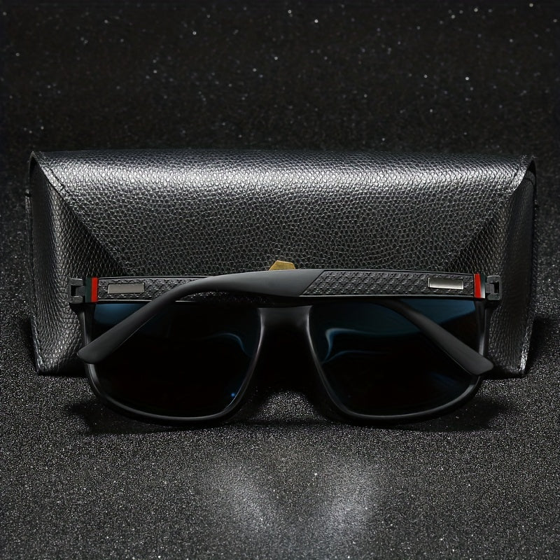 Men's Vintage Square Polarized Sunglasses UV400