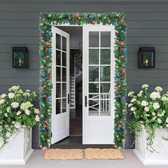Christmas Encrypted PVC Green Vine For Window Decoration