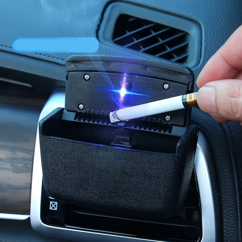 Portable Smokeless Car Ashtray Creative Function Car Supplies
