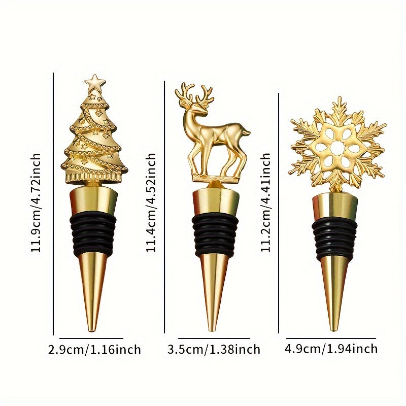 Christmas Gift Wine Preservation Stopper Party Decoration