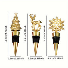 Christmas Gift Wine Preservation Stopper Party Decoration